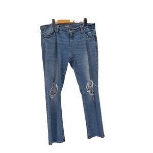 BDG‎ Urban Outfitters Mid Rise Baggy Jeans Size 35Inch Ripped Distressed